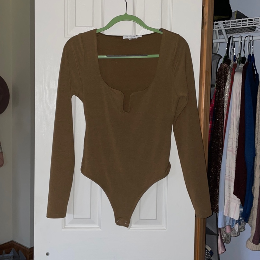 Never worn good American Talpe/brown green body suite.